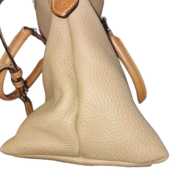 DOONEY AND BOURKE DILLEN SATCHEL LEATHER 2 WAY HANDBAG AND OR CROSSBODY - Picture 8 of 10